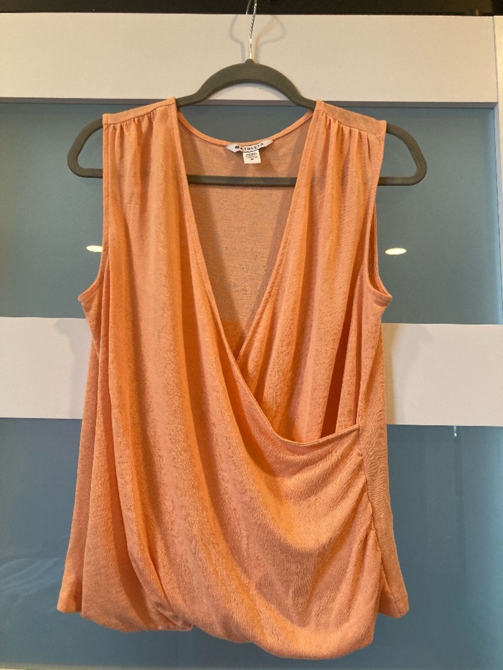 ATHLETA Breezy wrap tank Camisole